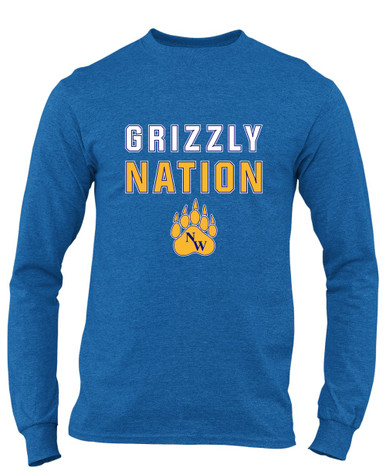 Northwest Grizzlies Nation #2 Men's LS T-Shirt