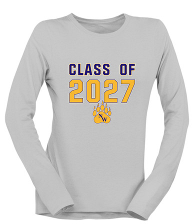 Northwest Grizzlies Class of 2027 Women's LS T-Shirt