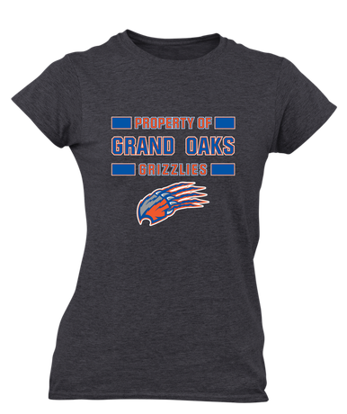 Grand Oaks Grizzlies Claw Property Of Women's SS T-Shirt