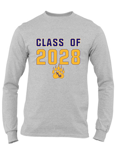 Northwest Grizzlies Class of 2028 Men's LS T-Shirt
