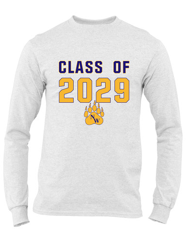 Northwest Grizzlies Class of 2029 Men's LS T-Shirt