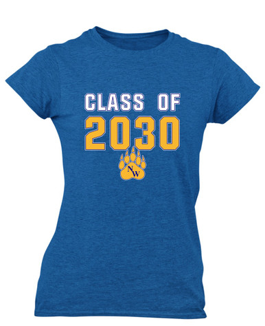 Northwest Grizzlies Class of 2030 Women's SS T-Shirt