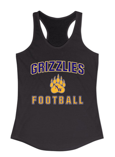 Northwest Grizzlies Football #1 Women's Tank Top