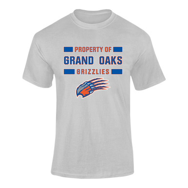 Grand Oaks Grizzlies Claw Property Of Men's Premium SS T-Shirt