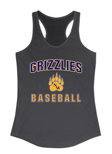 Northwest Grizzlies Baseball #1 Women's Tank Top