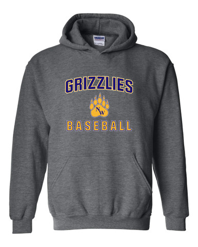Northwest Grizzlies Baseball #1 Men's Hoodie