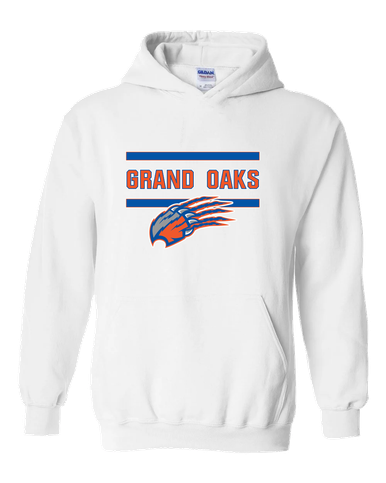 Grand Oaks Grizzlies Claw Mascot #4 Men's Hoodie