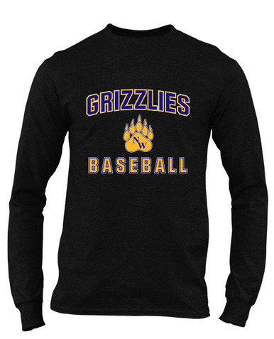 Northwest Grizzlies Baseball #1 Men's Premium LS T-Shirt