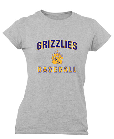 Northwest Grizzlies Baseball #1 Women's Premium SS T-Shirt