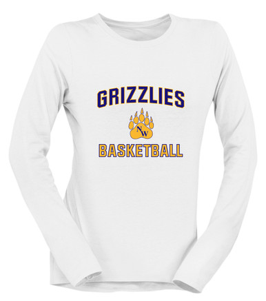 Northwest Grizzlies Basketball #1 Women's Premium LS T-Shirt