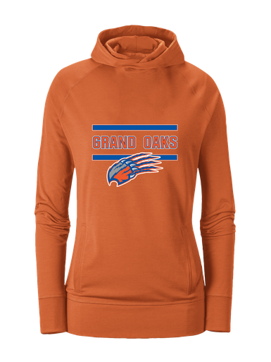Grand Oaks Grizzlies Claw Mascot #4 Women's Hoodie