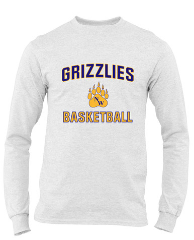 Northwest Grizzlies Basketball #1 Men's LS T-Shirt