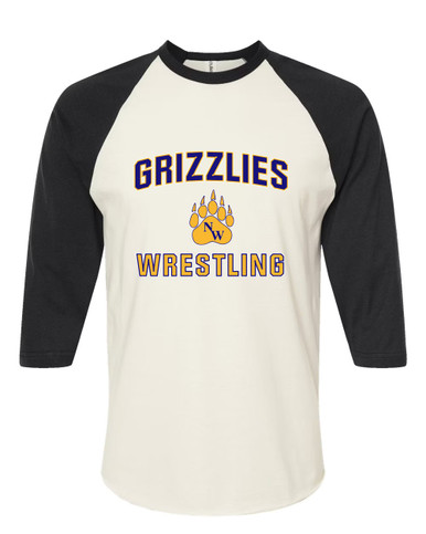 Northwest Grizzlies Wrestling Men's Baseball T-Shirt