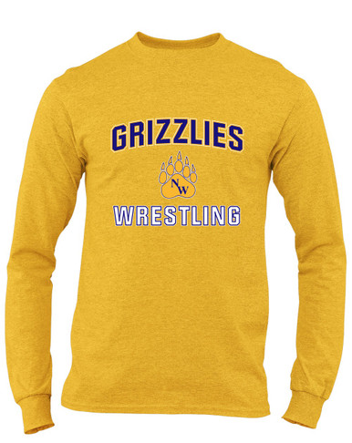 Northwest Grizzlies Wrestling Men's LS T-Shirt