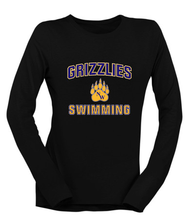 Northwest Grizzlies Swimming Women's LS T-Shirt