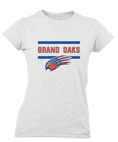 Grand Oaks Grizzlies Claw Mascot #4 Women's SS T-Shirt