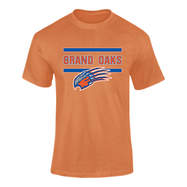 Grand Oaks Grizzlies Claw Mascot #4 Men's SS T-Shirt