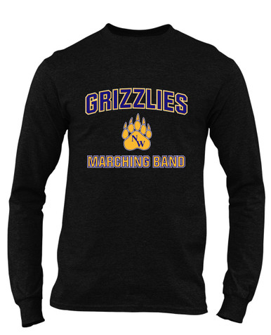 Northwest Grizzlies Marching Band Men's LS T-Shirt