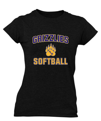 Northwest Grizzlies Softball #1 Women's Premium SS T-Shirt