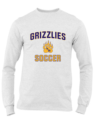 Northwest Grizzlies Soccer #1 Men's LS T-Shirt