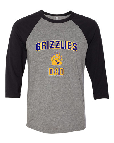 Northwest Grizzlies Dad Men's Baseball T-Shirt