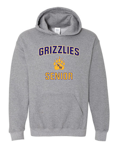 Northwest Grizzlies Senior #1 Men's Hoodie