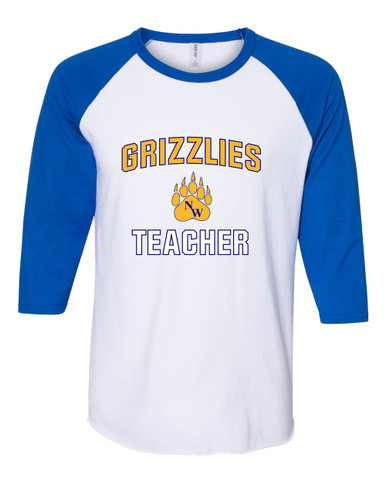 Northwest Grizzlies Teacher Women's Baseball T-Shirt