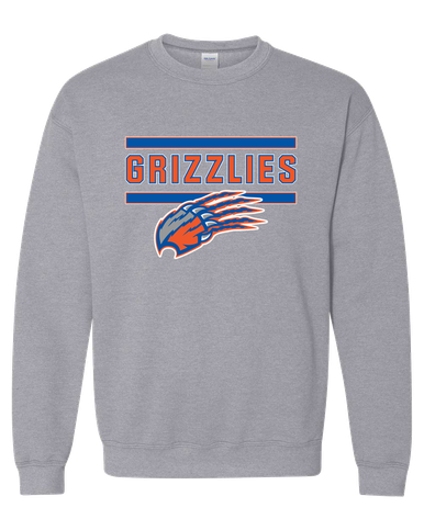 Grand Oaks Grizzlies Claw Mascot #5 Men's Sweatshirt