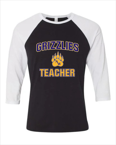 Northwest Grizzlies Teacher Men's Baseball T-Shirt