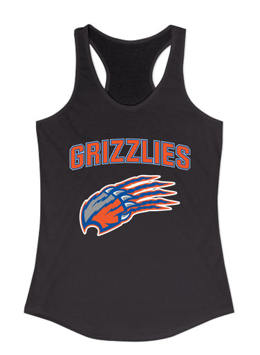 Grand Oaks Grizzlies Claw Mascot #6 Women's Tank Top