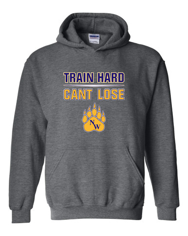 Northwest Grizzlies Train Hard, Can't Lose Men's Hoodie
