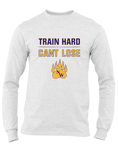 Northwest Grizzlies Train Hard, Can't Lose Men's Premium LS T-Shirt