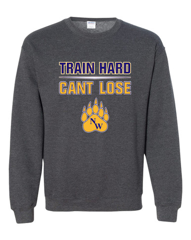 Northwest Grizzlies Train Hard, Can't Lose Men's Sweatshirt