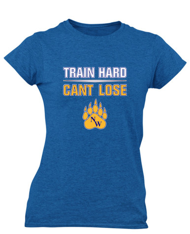Northwest Grizzlies Train Hard, Can't Lose Women's Premium SS T-Shirt