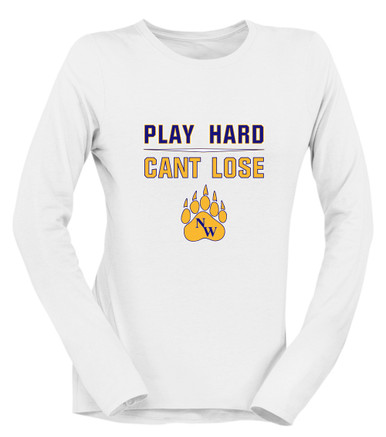 Northwest Grizzlies Play Hard, Can't Lose Women's Premium LS T-Shirt