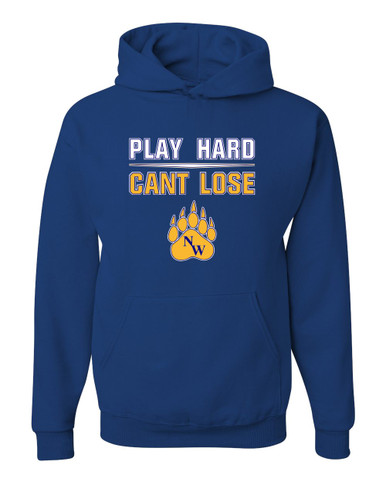 Northwest Grizzlies Play Hard, Can't Lose Men's Premium Hoodie