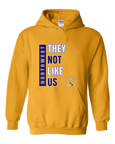 Northwest Grizzlies They Not Like Us #1 Men's Hoodie