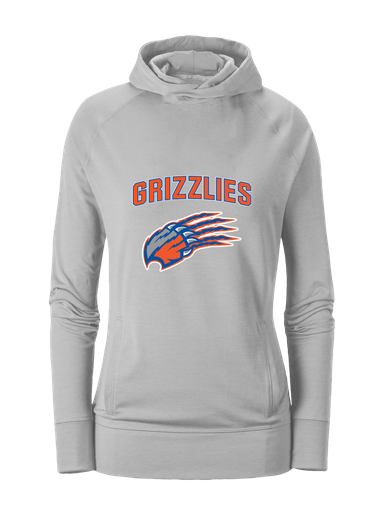 Grand Oaks Grizzlies Claw Mascot #6 Women's Hoodie