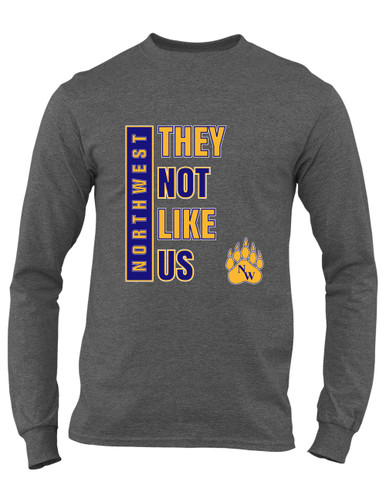 Northwest Grizzlies They Not Like Us #1 Men's Premium LS T-Shirt