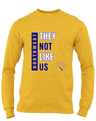 Northwest Grizzlies They Not Like Us #1 Men's LS T-Shirt