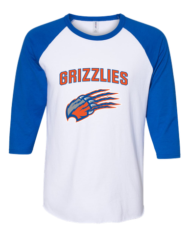 Grand Oaks Grizzlies Claw Mascot #6 Women's Baseball T-Shirt
