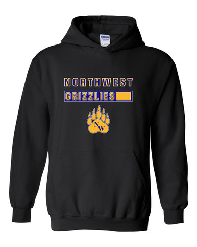 Northwest Grizzlies Mascot #7 Men's Hoodie