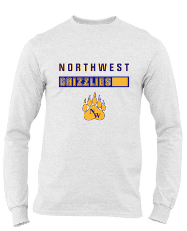 Northwest Grizzlies Mascot #7 Men's Premium LS T-Shirt
