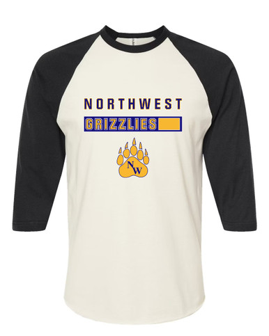 Northwest Grizzlies Mascot #7 Men's Baseball T-Shirt