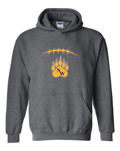 Northwest Grizzlies Football #2 Men's Hoodie