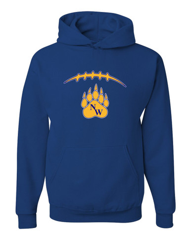 Northwest Grizzlies Football #2 Men's Premium Hoodie