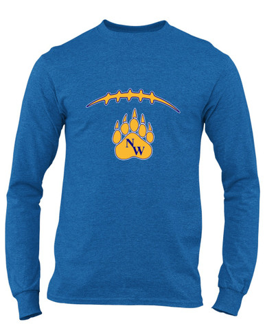 Northwest Grizzlies Football #2 Men's Premium LS T-Shirt