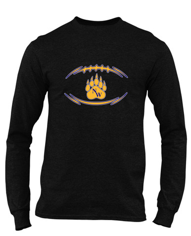 Northwest Grizzlies Football #3 Men's Premium LS T-Shirt