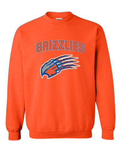 Grand Oaks Grizzlies Claw Mascot #6 Men's Sweatshirt
