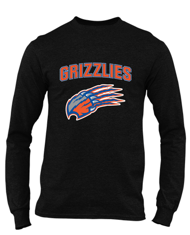 Grand Oaks Grizzlies Claw Mascot #6 Men's Premium LS T-Shirt